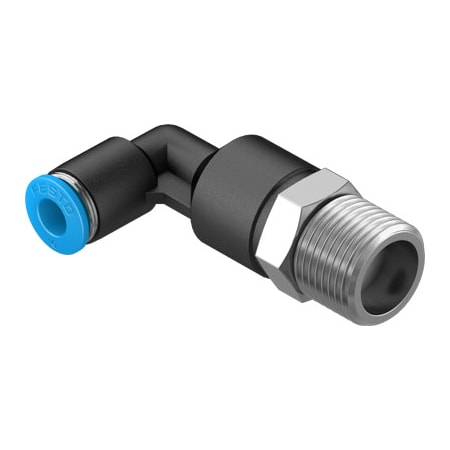 Festo Push-In L-Fitting, Long QSLL-3/8-6 QSLL-3/8-6